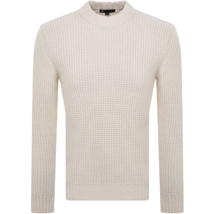 Image number 1 for G Star Raw Chunky Knit Jumper Cream