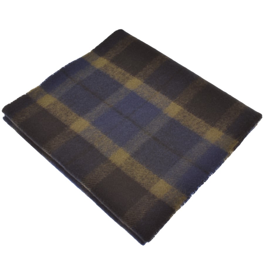 Image number 2 for Fred Perry Tartan Scarf Green