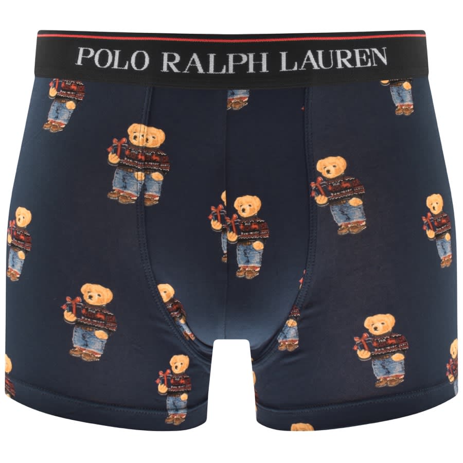 Image number 2 for Ralph Lauren Underwear 2 Pack Trunks Red