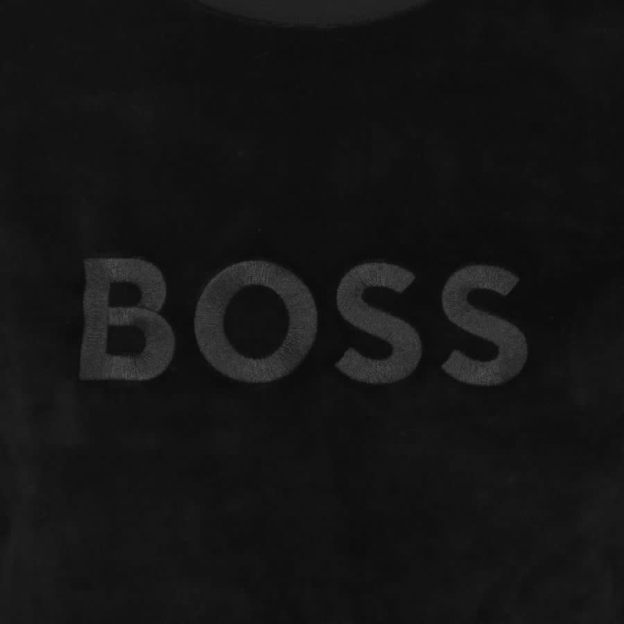 Image number 3 for BOSS Velour Sweatshirt Black
