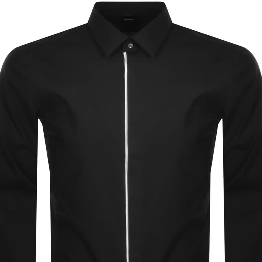 Image number 2 for BOSS H Hank Party2 Long Sleeve Shirt Black