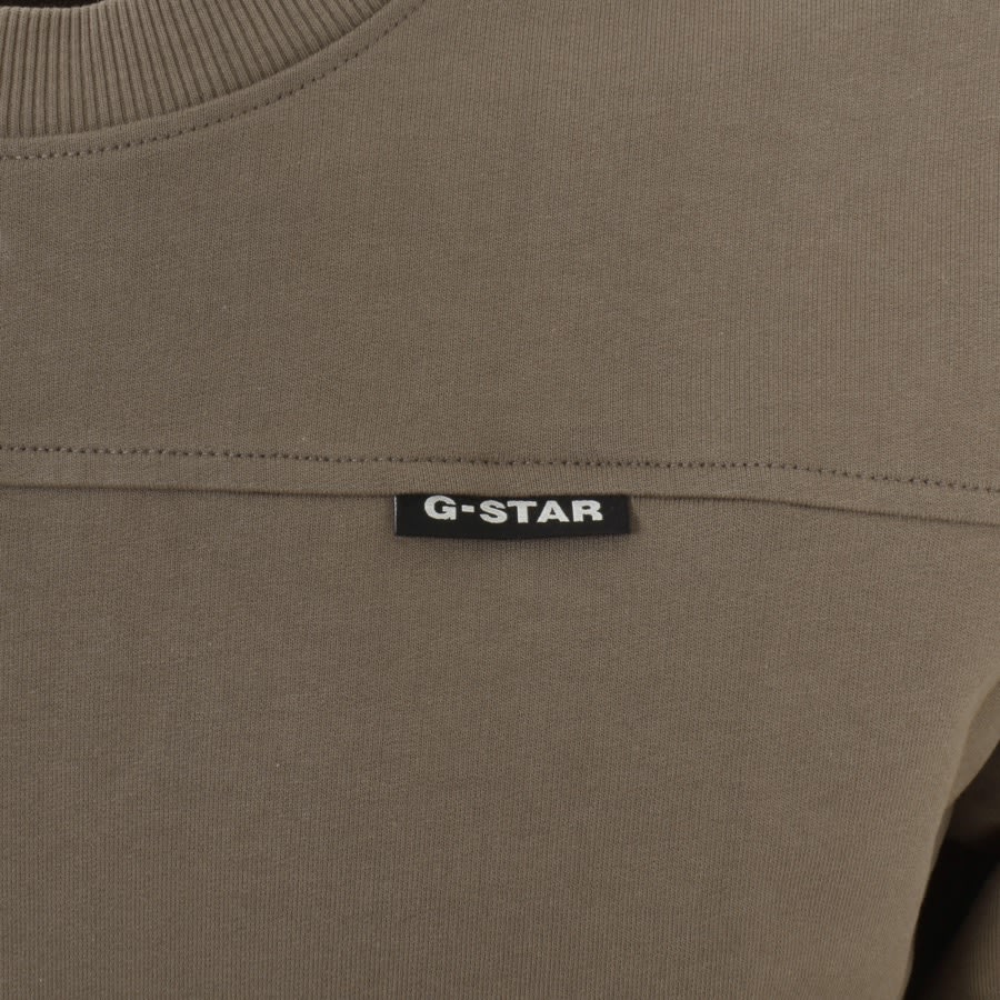 Image number 4 for G Star Raw Compact Terry Sweatshirt Brown