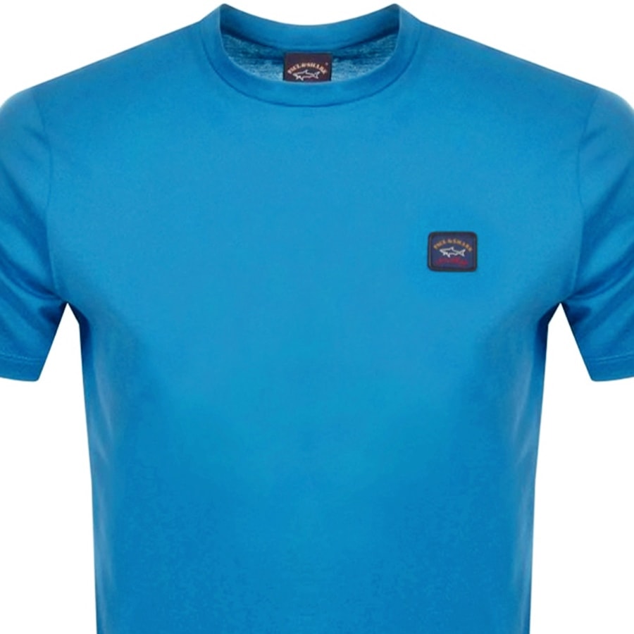 Image number 2 for Paul And Shark Short Sleeved Logo T Shirt Blue
