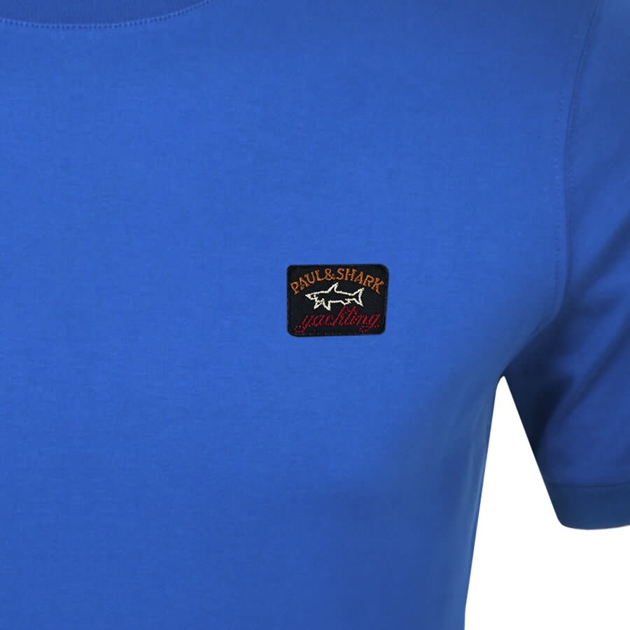 Image number 3 for Paul And Shark Short Sleeve Logo T Shirt Blue