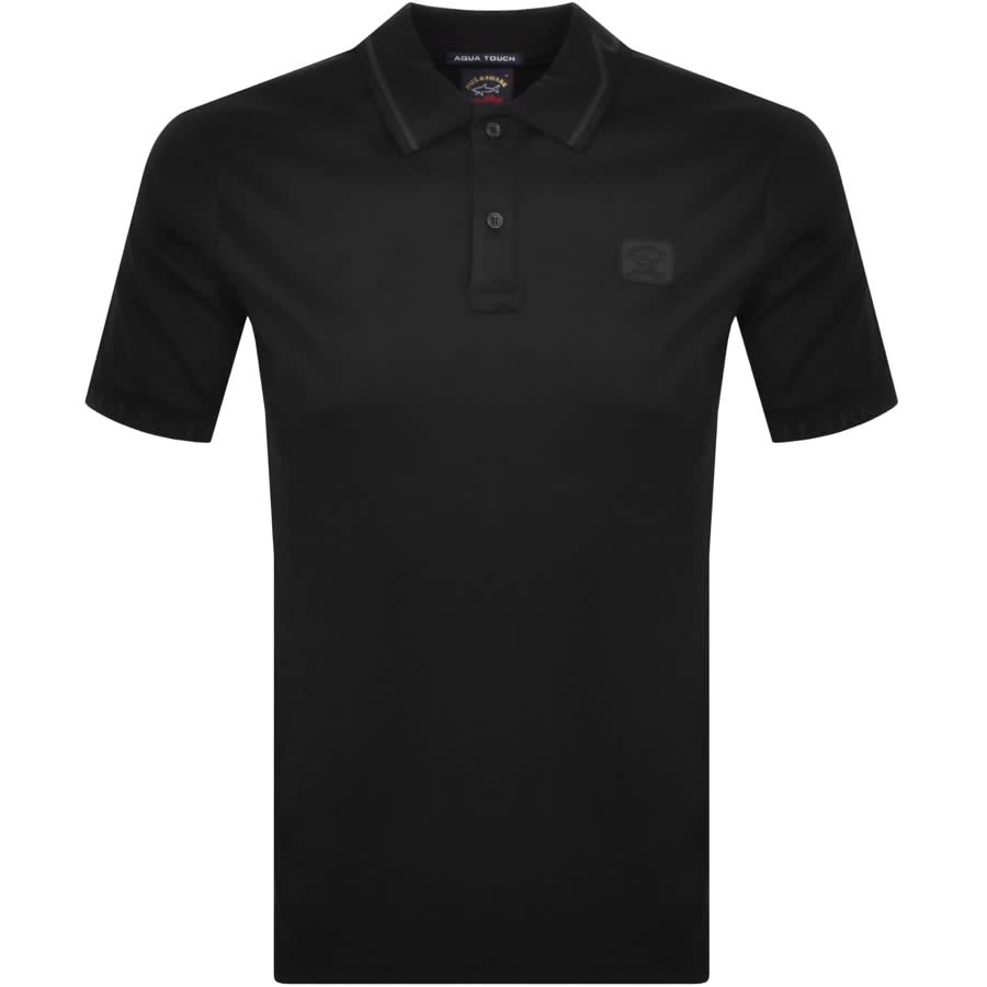 Image number 1 for Paul And Shark Aqua Touch Polo T Shirt Black