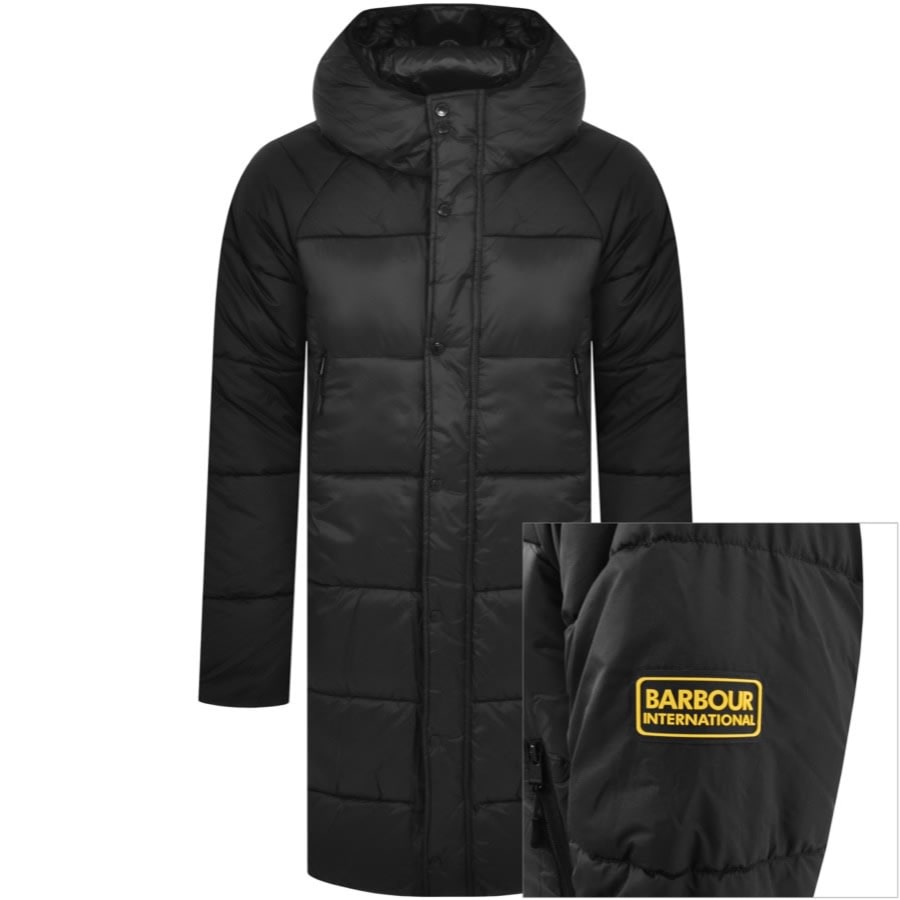 Image number 1 for Barbour International Hoxton Parka Quilted Jacket