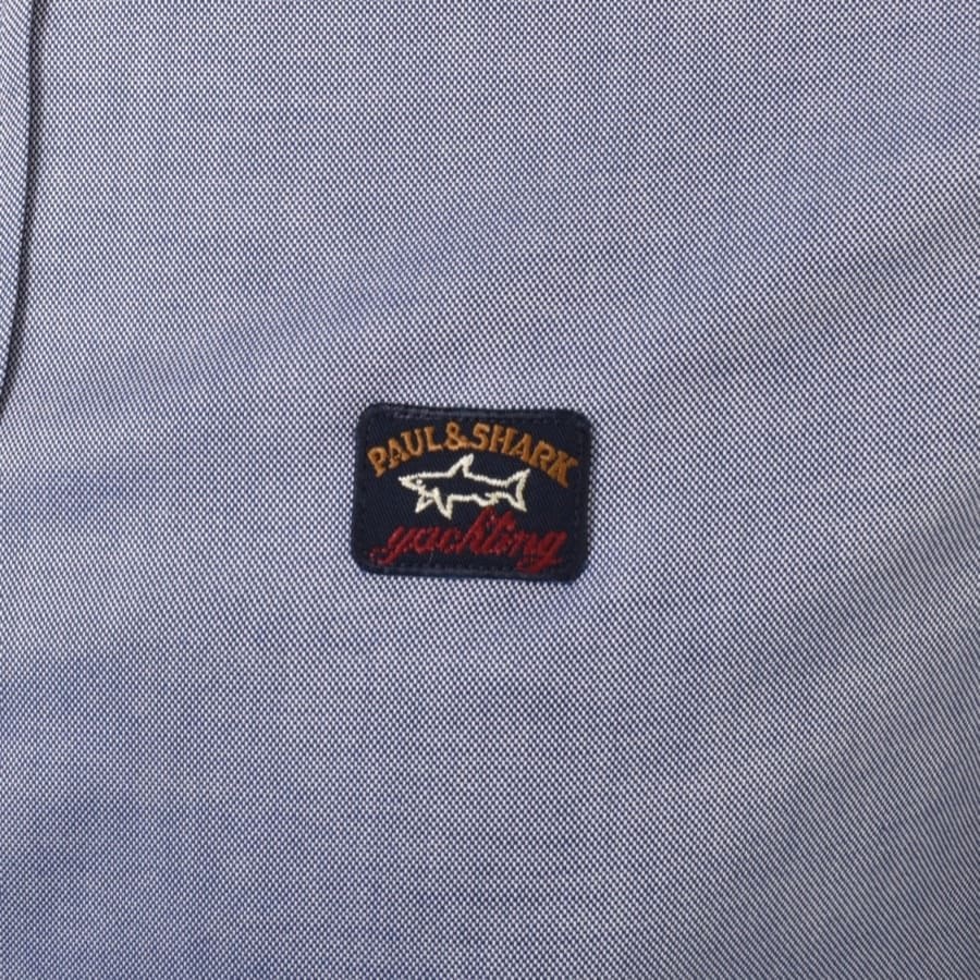 Image number 3 for Paul And Shark Cotton Long Sleeved Shirt Blue