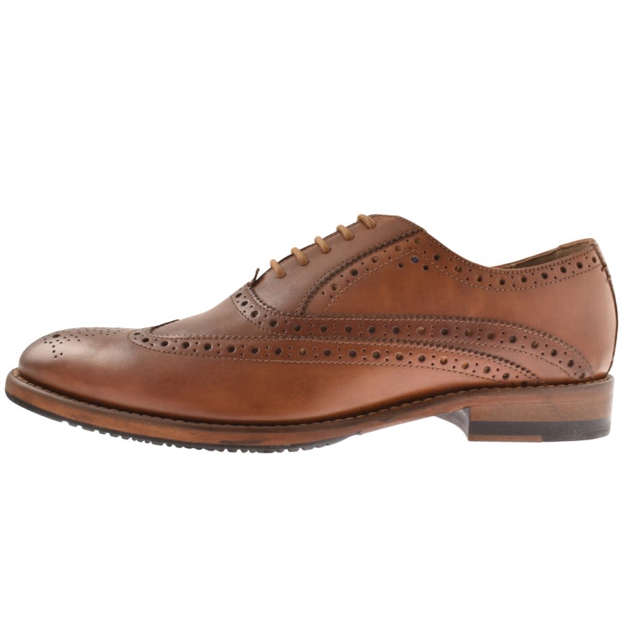 Image number 1 for Oliver Sweeney Ledwell Brogue Shoes Brown