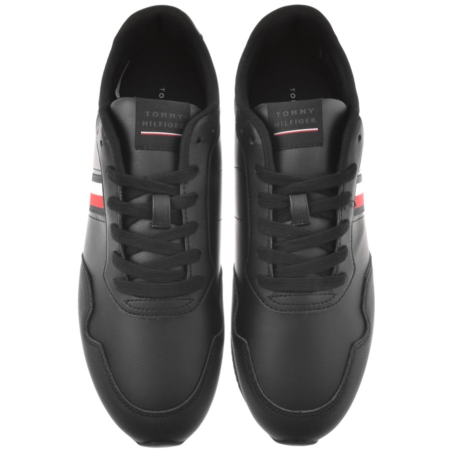 Image number 3 for Tommy Hilfiger Core Lo Runner Trainers Black
