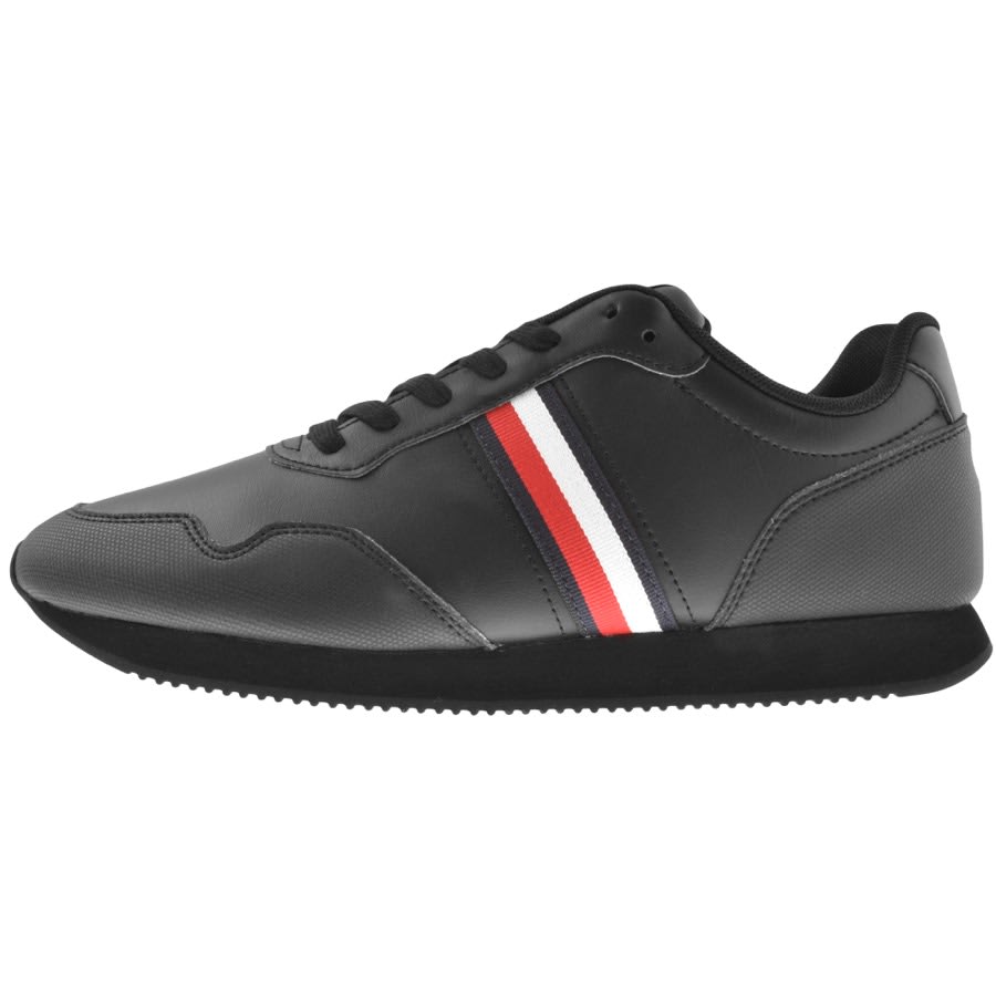 Image number 1 for Tommy Hilfiger Core Lo Runner Trainers Black