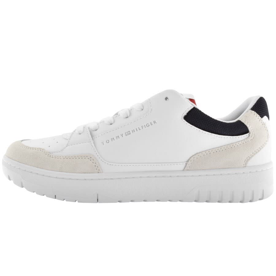 Image number 1 for Tommy Hilfiger Basket Core Trainers White