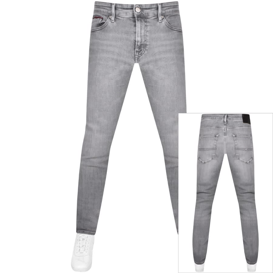 Image number 1 for Tommy Jeans Original Slim Scanton Jeans Grey