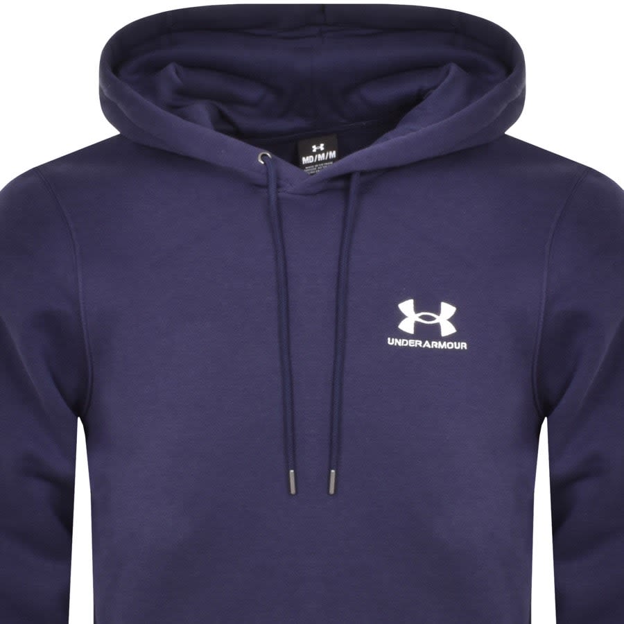 Image number 2 for Under Armour Essential Hoodie Navy