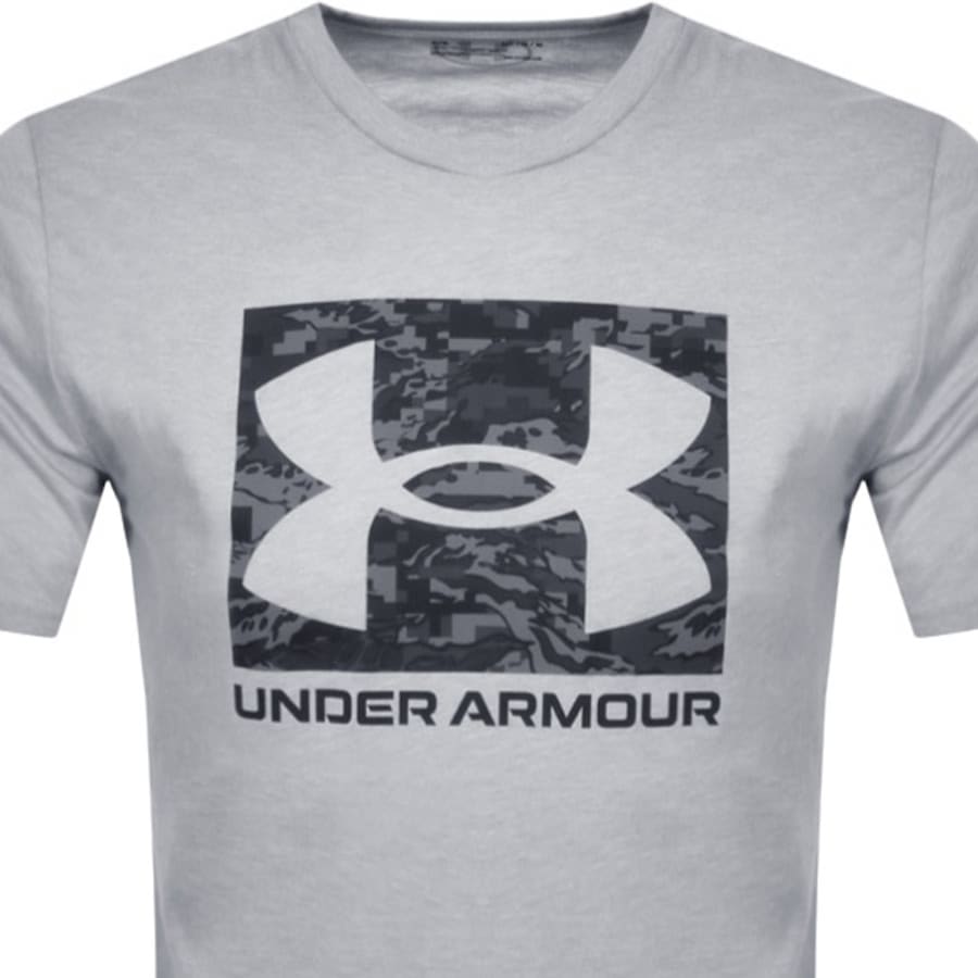 Under Armour ABC Camouflage Logo T Shirt Grey Mainline Menswear