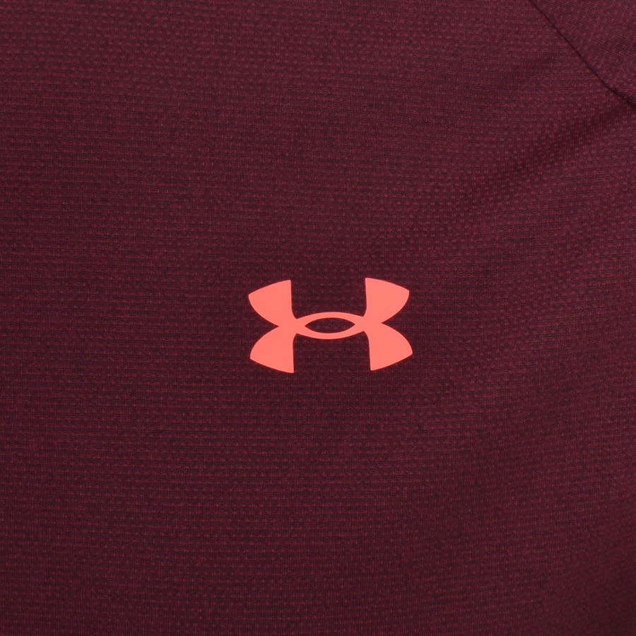 Image number 3 for Under Armour Tech 2.0 T Shirt Burgundy