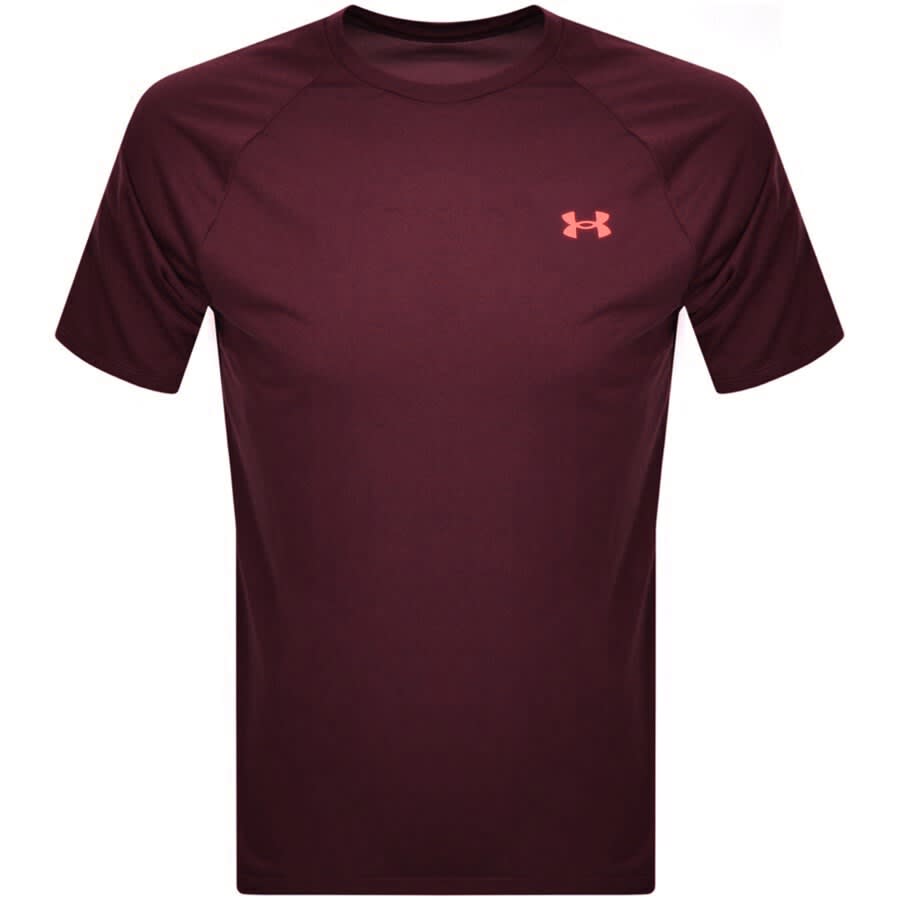 Image number 1 for Under Armour Tech 2.0 T Shirt Burgundy