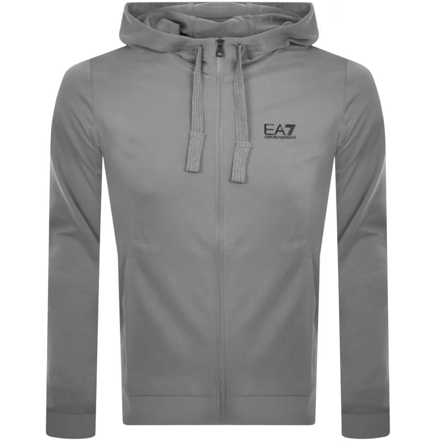 Image number 2 for EA7 Emporio Armani Hooded Tracksuit Grey