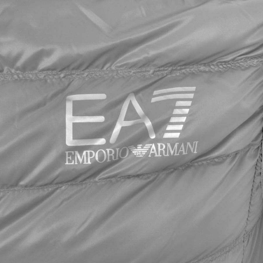 Image number 3 for EA7 Emporio Armani Quilted Gilet Grey