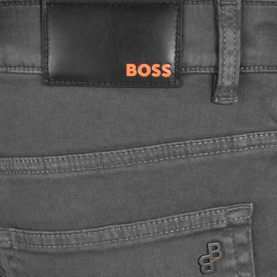 Image number 3 for BOSS Delaware Slim Fit Jeans Grey