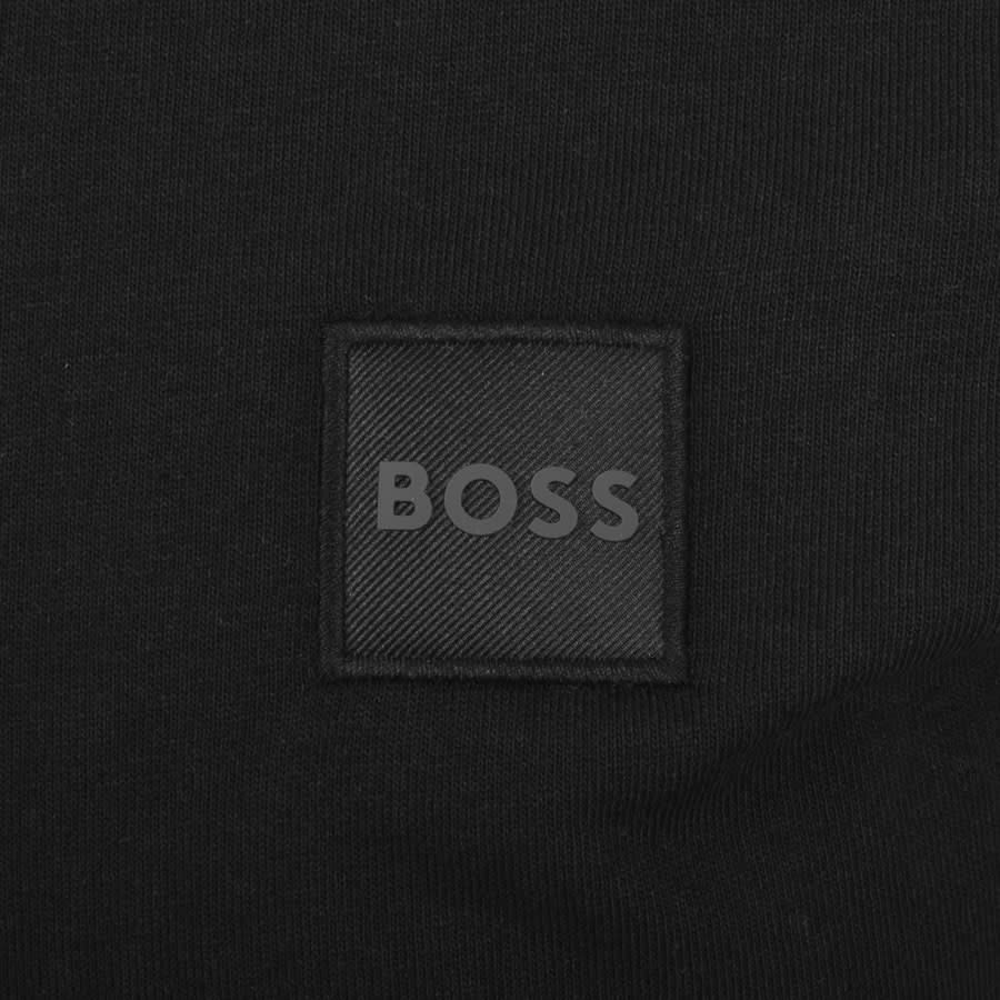 Image number 3 for BOSS Tacks Long Sleeve Logo T Shirt Black
