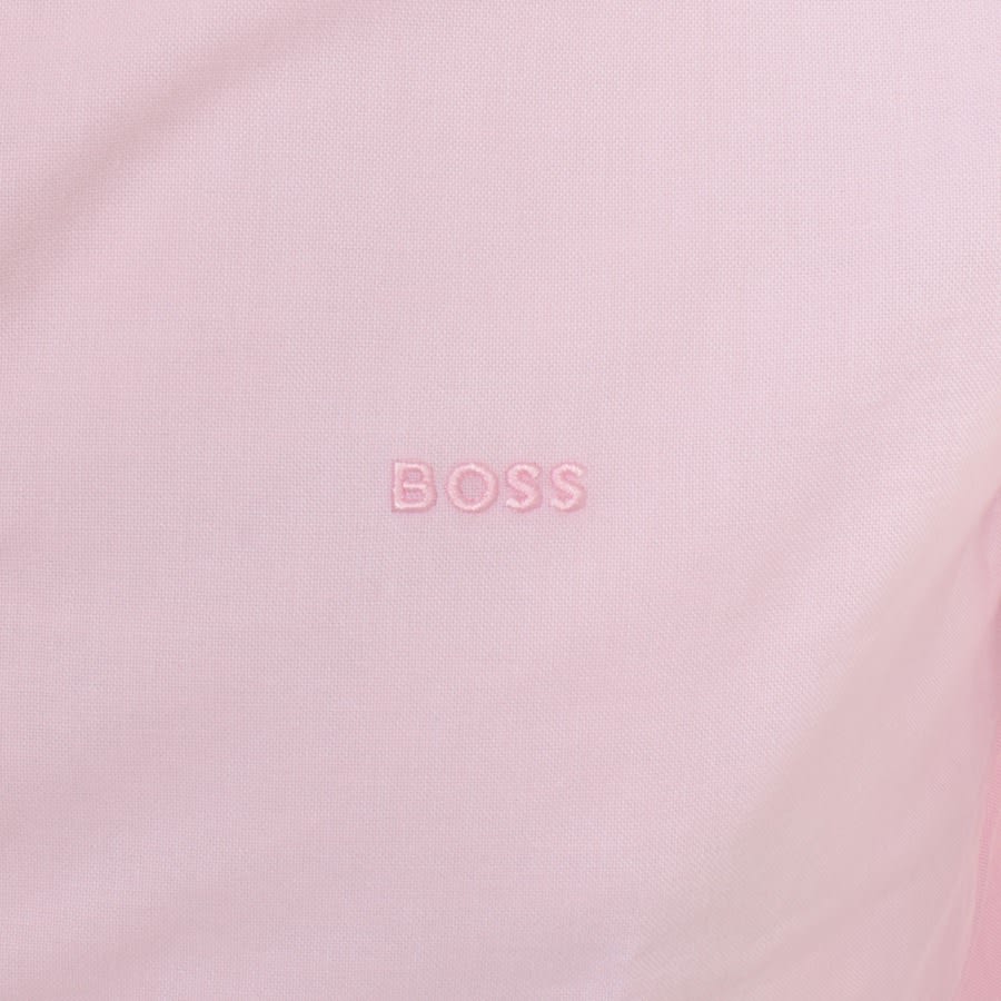 Image number 3 for BOSS Rickert Long Sleeved Shirt Pink