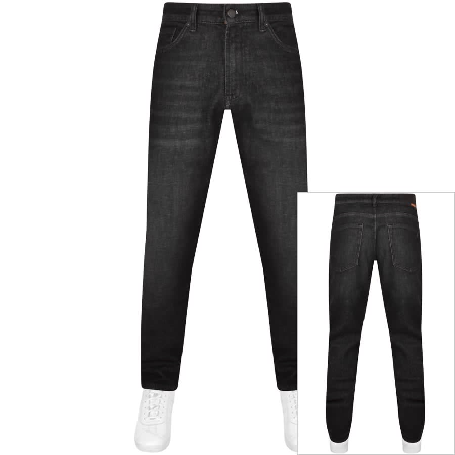 Image number 1 for BOSS Maine Regular Fit Jeans Black