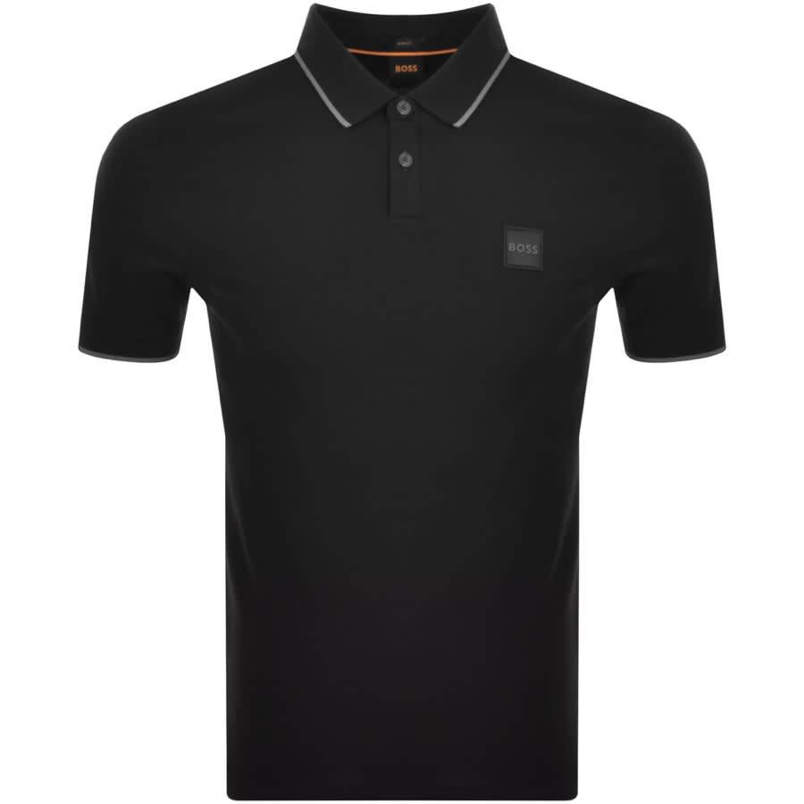 Image number 1 for BOSS Passertip Polo T Shirt Black