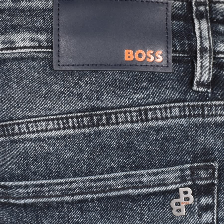 BOSS Maine Regular Fit Jeans Navy | Mainline Menswear