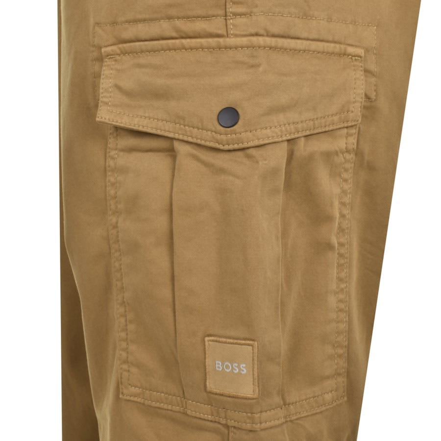 Image number 3 for BOSS Sisla 5 Cargo Trousers Brown