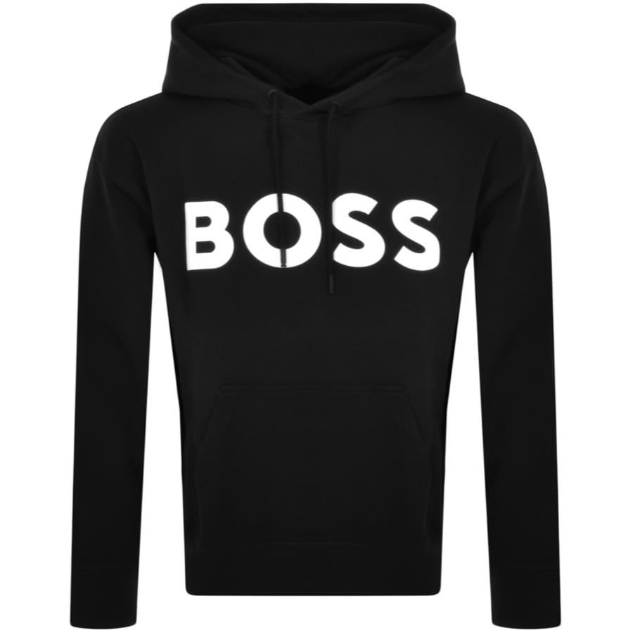 Image number 1 for BOSS We Basic Logo Hoodie Black