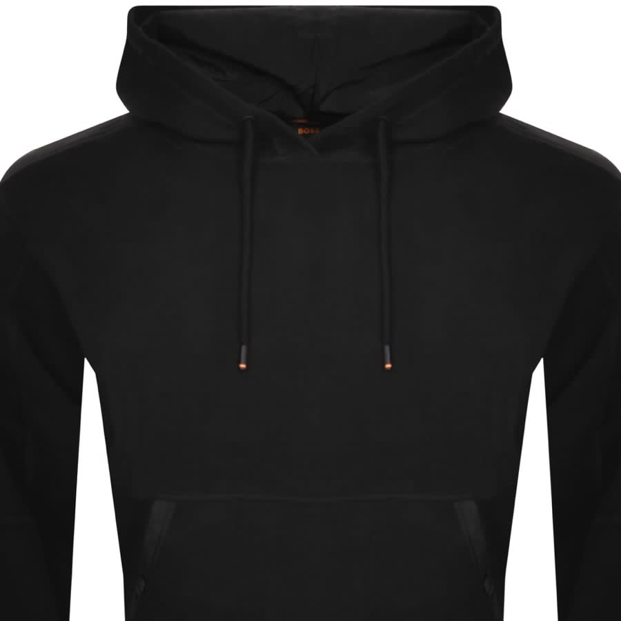Image number 2 for BOSS Wenylon Pullover Hoodie Black