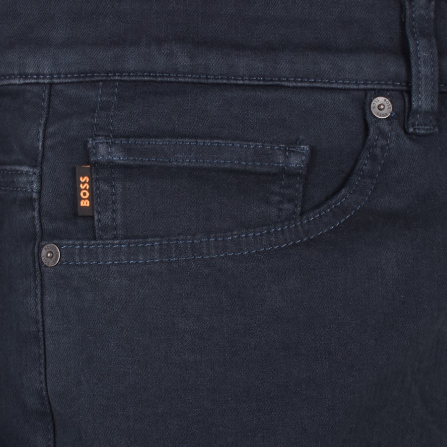 Image number 4 for BOSS Delaware Slim Fit Jeans Navy