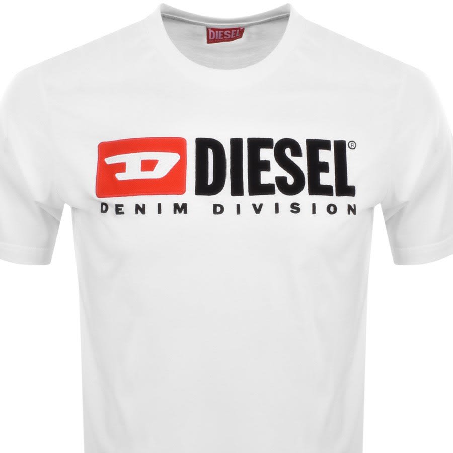 Image number 2 for Diesel T Diegor DIV T Shirt White