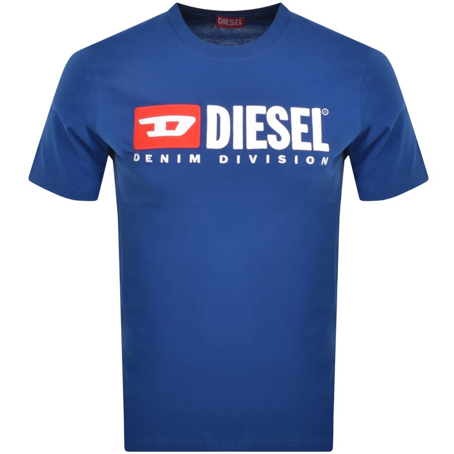 Image number 1 for Diesel T Diegor DIV T Shirt Blue