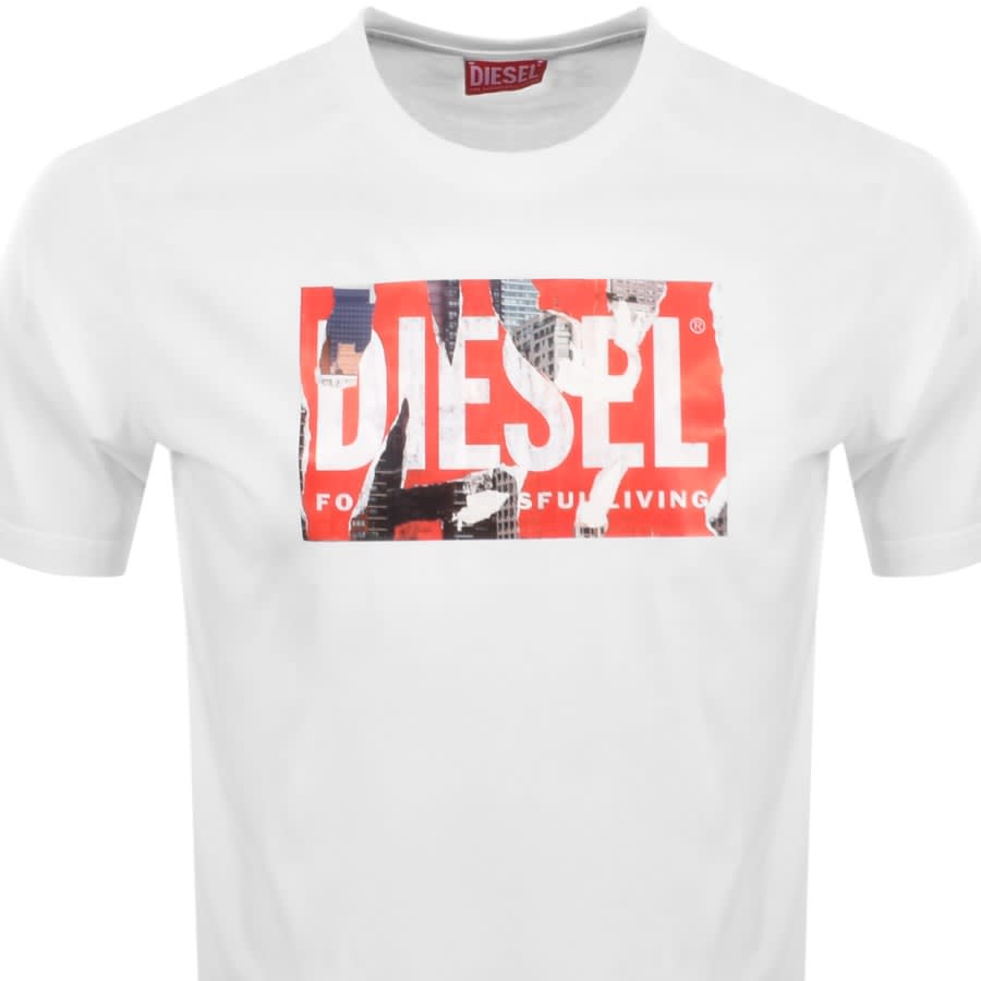 Image number 2 for Diesel T Just L13 T Shirt White