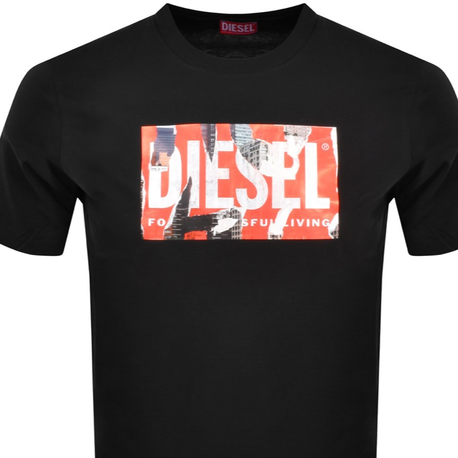 Image number 2 for Diesel T Just L13 T Shirt Black