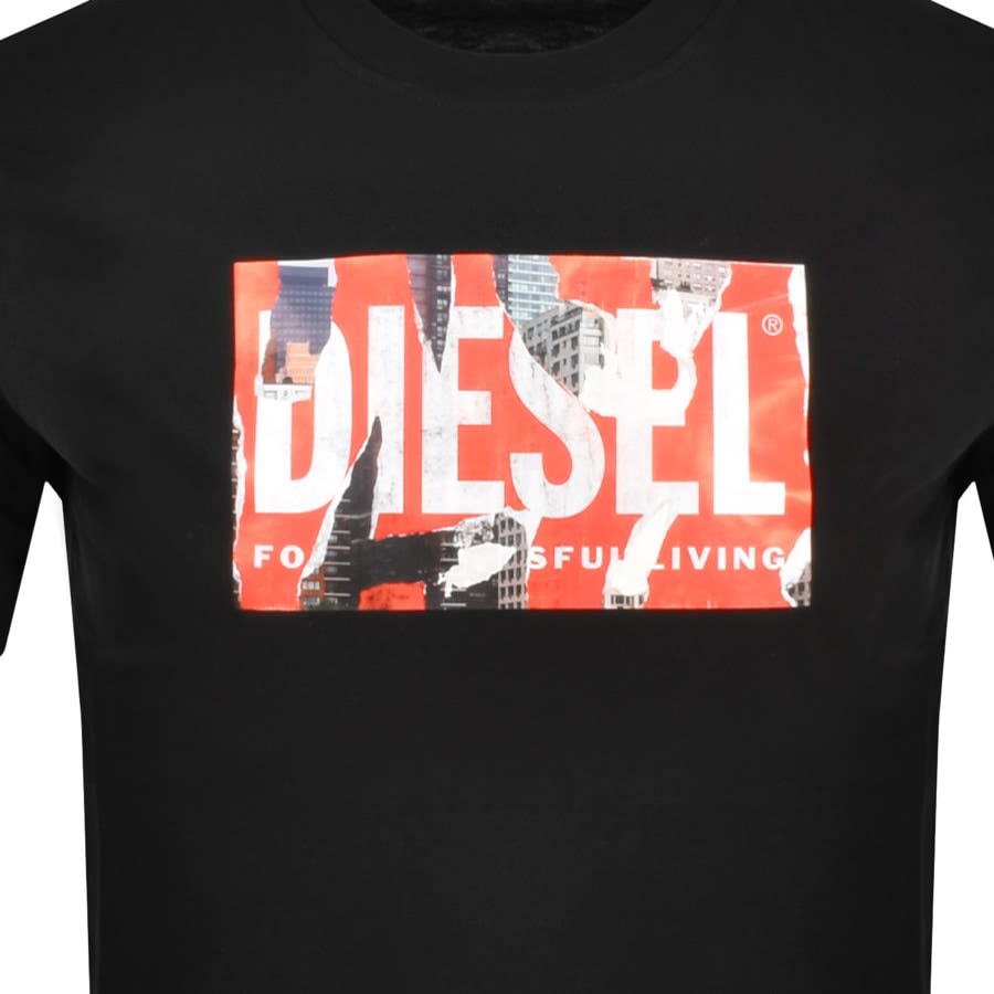 Image number 3 for Diesel T Just L13 T Shirt Black