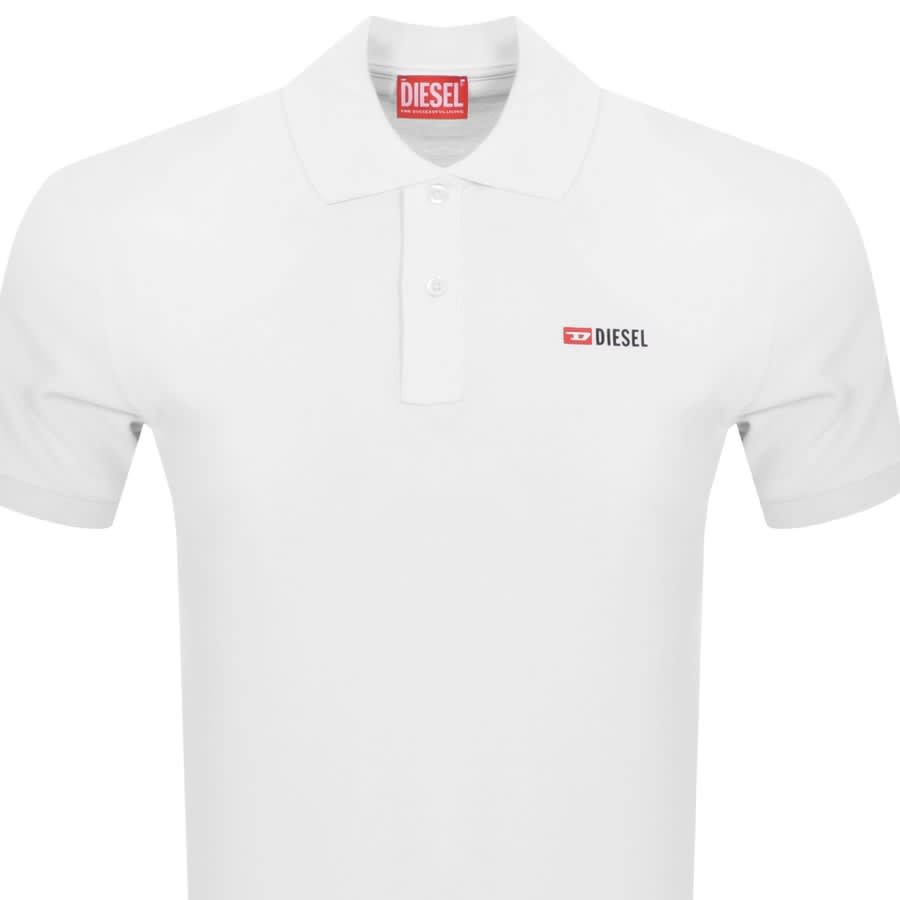 Image number 2 for Diesel T Smith Div Polo T Shirt White