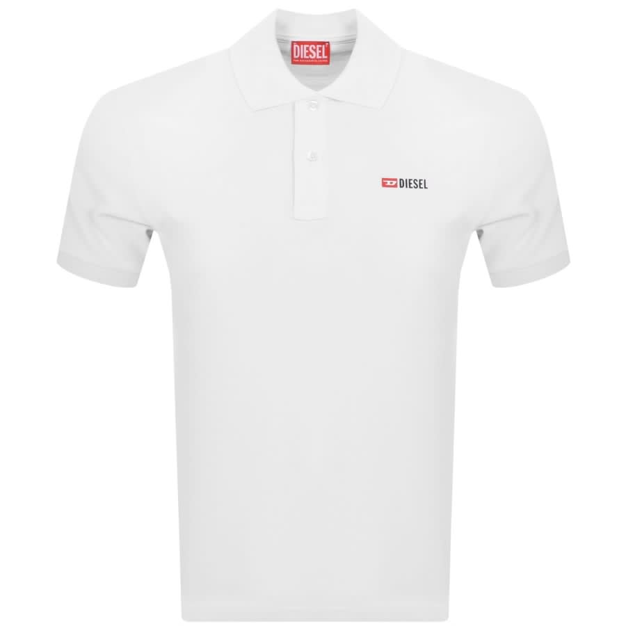 Image number 1 for Diesel T Smith Div Polo T Shirt White