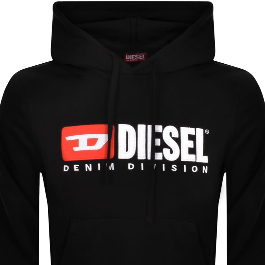 Image number 2 for Diesel S Ginn Logo Hoodie Black