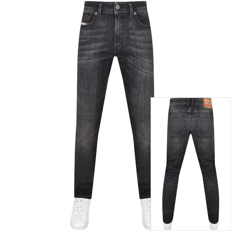 Image number 1 for Diesel 1979 Sleenker Skinny Jeans Black