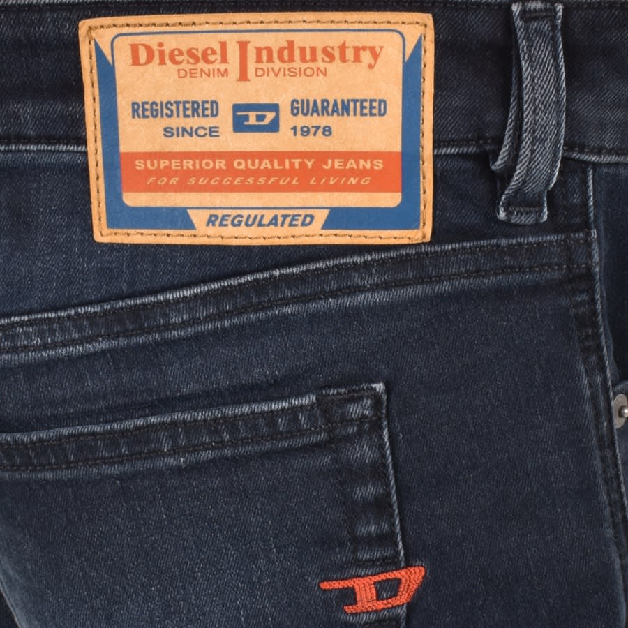 Image number 3 for Diesel 1979 Sleenker Denim Jeans Navy