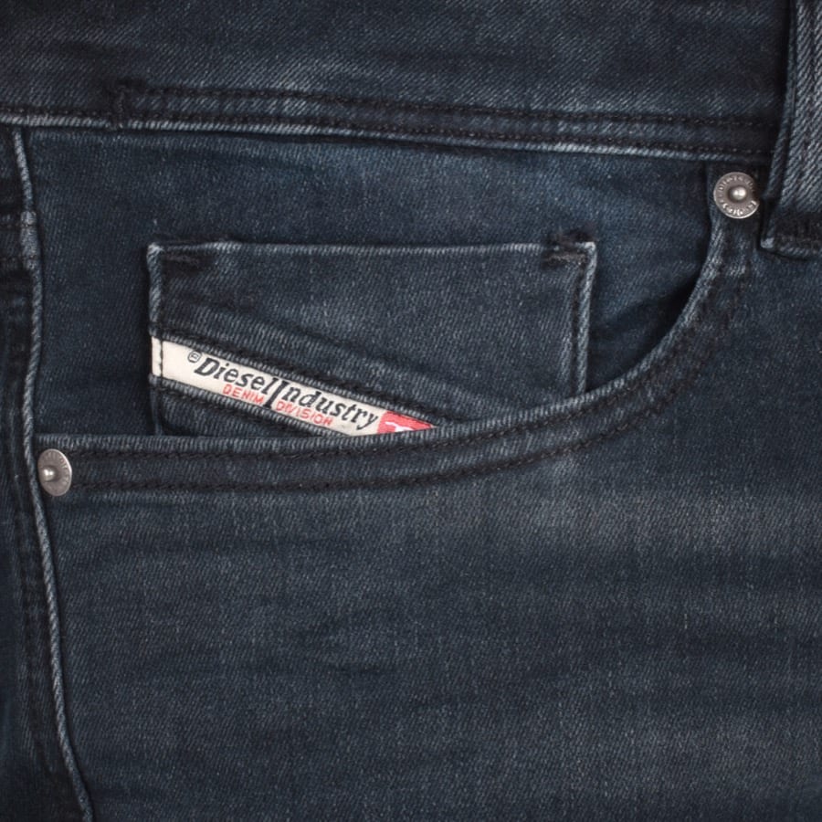Image number 4 for Diesel 1979 Sleenker Denim Jeans Navy