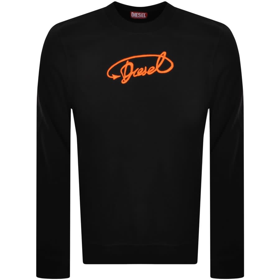 Image number 1 for Diesel S Ginn L6 Sweatshirt Black