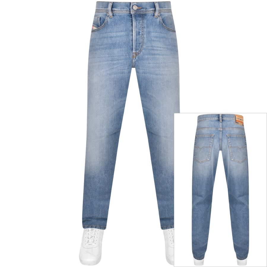 Image number 1 for Diesel D Regular Finitive Denim Jeans Blue