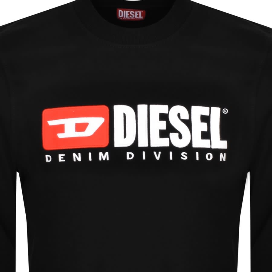 Image number 3 for Diesel S Ginn Logo Sweatshirt Black