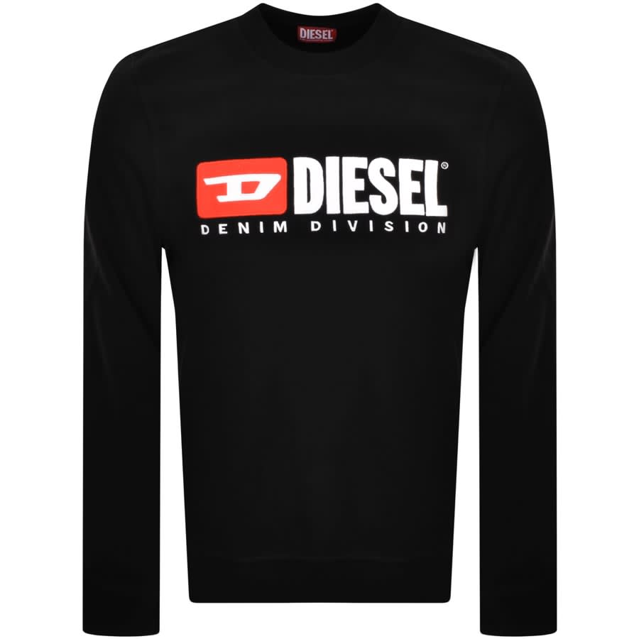 Image number 1 for Diesel S Ginn Logo Sweatshirt Black