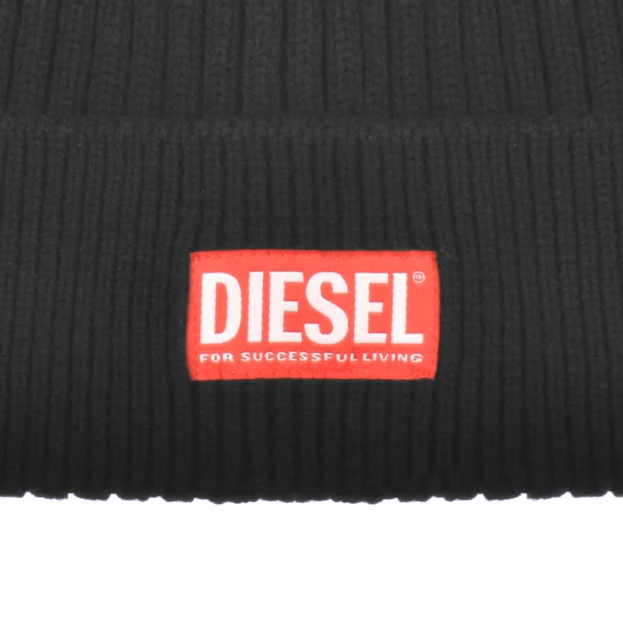 Image number 3 for Diesel K Coder H Beanie Hat Black