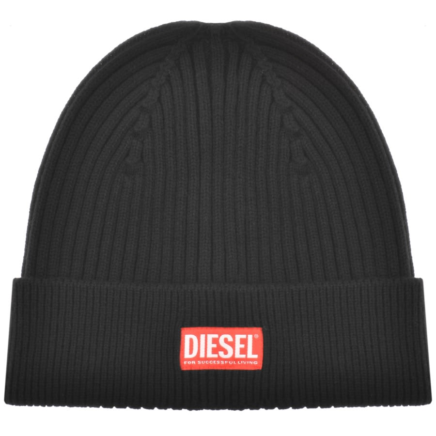 Image number 1 for Diesel K Coder H Beanie Hat Black