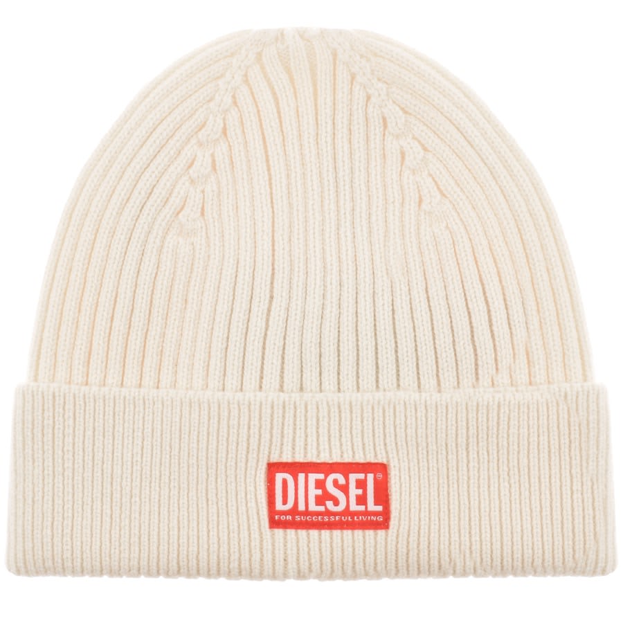 Image number 1 for Diesel K Coder H Beanie Hat Cream